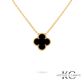 1 Motif Necklace - Black Onyx
