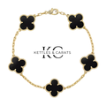 5 Motif Bracelet - Yellow Oynx