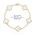5 Motif Bracelet - Mother Of Pearl