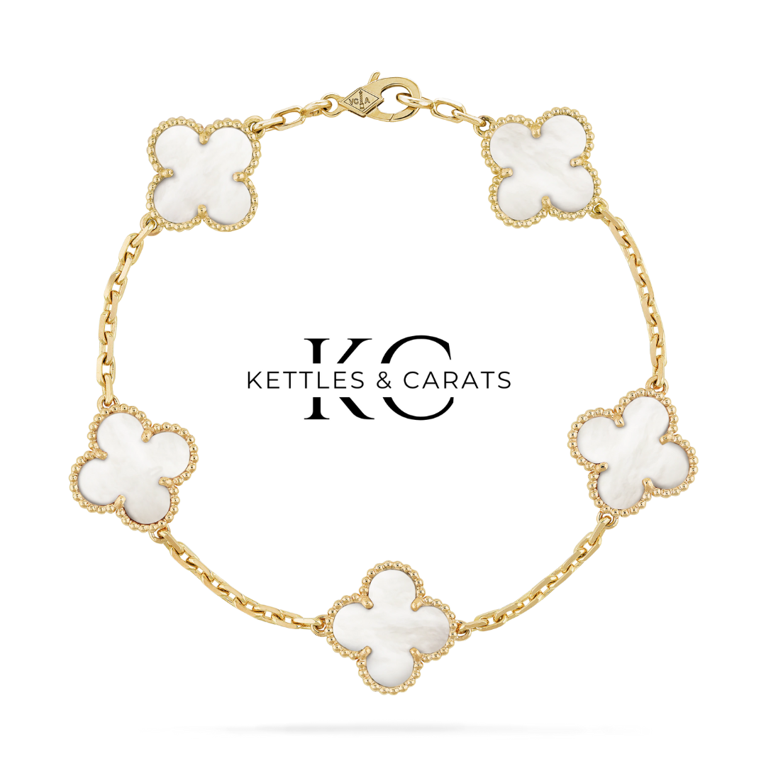 5 Motif Bracelet - Mother Of Pearl