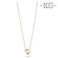 Diamond Heart Pendant Yellow
