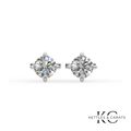 0.5 Crt Lab Earrings